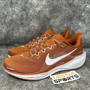 Texas Longhorns Nike Air Zoom Pegasus 41 Running Shoes Mens Sz 9 Womens Sz 10.5